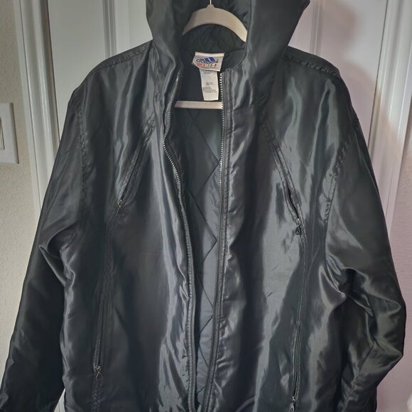 Heavy nylon Adidas jacket 4 zipper design nice! - Picture 4 of 14